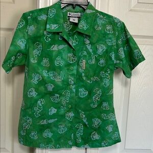 Columbia Batik Cotton Blouse